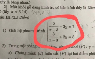 Sở GD-ĐT Hà Nội chấp nhận đáp án làm nhầm do đề thi Toán lớp 10 bị mờ