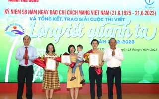 Trao giải cuộc thi viết “Lòng tốt quanh ta” lần 1, năm 2022-2023: Ở đâu có con người, ở đó có lòng nhân