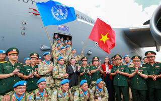 Chủ tịch nước tiễn Đội Công binh và Bệnh viện dã chiến lên đường gìn giữ hòa bình quốc tế