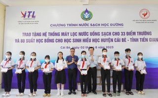 Tập đoàn ITL triển khai chương trình "Nước sạch học đường" ở huyện Cái Bè