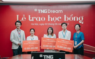 3 sinh viên Đại học Bách Khoa nhận học bổng TNG Dream