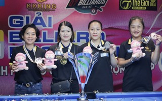 Bùi Xuân Vàng vô địch Giải Billiards pool 9 bi nữ TP HCM mở rộng 2023