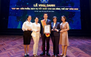 Generali Việt Nam được vinh danh "Top 100 sản phẩm dịch vụ tốt nhất cho gia đình và trẻ em"