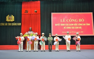 Công an tỉnh Quảng Nam điều động nhiều nhân sự chủ chốt