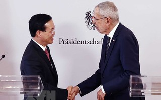 Chủ tịch nước Võ Văn Thưởng và Tổng thống Áo hội đàm