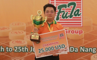 Kỳ vương Tưởng Xuyên lần thứ nhì đoạt cúp vô địch Phương Trang