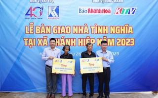 Khatoco bàn giao 4 căn nhà tình nghĩa cho hộ nghèo xã Khánh Hiệp