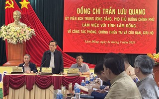 Phó Thủ tướng Trần Lưu Quang: Khẩn trương khắc phục hậu quả vụ sạt lở đèo Bảo Lộc