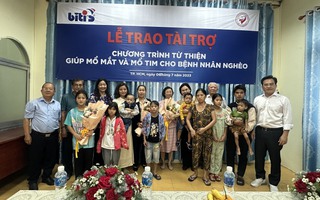 Công ty Biti’s tài trợ 1 tỉ đồng cho bệnh nhân nghèo mổ tim, mổ mắt