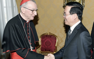 Chủ tịch nước gặp Thủ tướng Toà thánh, Hồng y Pietro Parolin