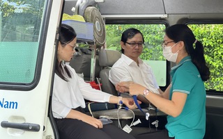 Đoàn viên - lao động Sawaco hiến máu cứu người