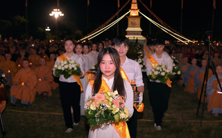 Xúc động lễ Vu lan báo hiếu tại Học Viện Phật giáo Việt Nam