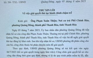 Nhiều cán bộ xã, phường ở TP Thanh Hóa gửi thư xin lỗi dân