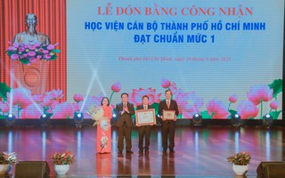 Học viện Cán bộ TP HCM được công nhận đạt chuẩn mức 1