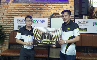 Hạ đương kim vô địch, Hồ Sở Phát vô địch Giải billiards Joy Heyball