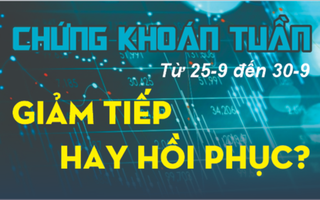 Infographic: Chứng khoán tuần 25-9 đến 30-9: Giảm tiếp hay hồi phục?