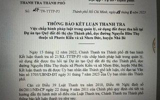 Cần giải quyết dứt điểm những tồn tại ở các dự án dọc đường Nguyễn Hữu Thọ