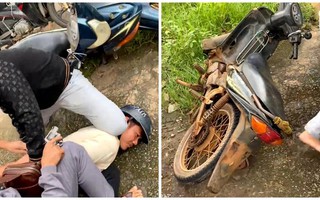Truy đuổi kẻ trốn trại cai nghiện, cướp xe máy táo tợn ở Bình Phước