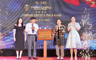Trân Châu Beach & Resort công bố đạt chuẩn 4 sao