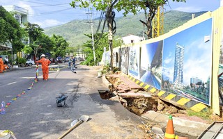Sụt lún đất ở TP Quy Nhơn: Nguyên nhân là do... ẩu!