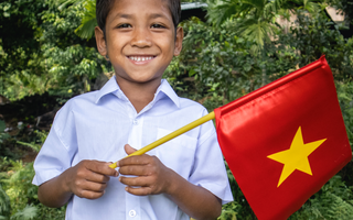 Cuộc thi ảnh "Thiêng liêng cờ Tổ quốc": Ngày đặc biệt ở Nam Trà My