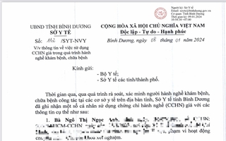 Chuyển công an xử lý 6 cá nhân sử dụng chứng chỉ hành nghề giả trong khám chữa bệnh