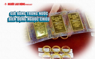 Giá vàng trong nước biến động ngược chiều