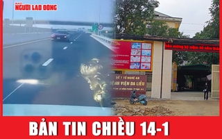 Choáng với clip ô tô lao ngược chiều trên cao tốc