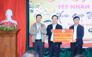 Chủ tịch nước Võ Văn Thưởng dự "Tết nhân ái" tại Nghệ An