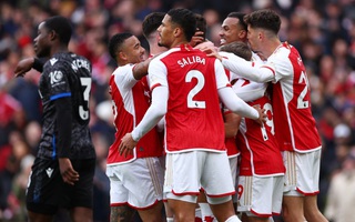 Vùi dập Crystal Palace, Arsenal trở lại top 3 Ngoại hạng Anh