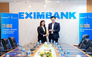 Eximbank nhận giải thưởng "Chất lượng Thanh toán Quốc tế xuất sắc - STP Award"