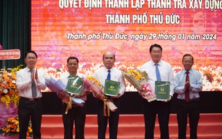 Bổ nhiệm lãnh đạo Thanh tra xây dựng TP Thủ Đức