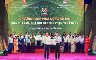 BIDV ủng hộ 100 tỉ đồng chung tay xóa nhà tạm, nhà dột nát