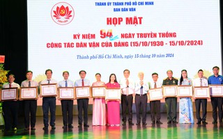 Báo Người Lao Động được tuyên dương điển hình "Dân vận khéo" năm 2024