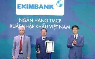 Eximbank nhận giải thưởng Thương hiệu mạnh Việt Nam 2024