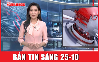 Bản tin Thời sự sáng 25-10: Cập nhật bão Trami: Hướng đi khó lường, cường độ tiếp tục mạnh