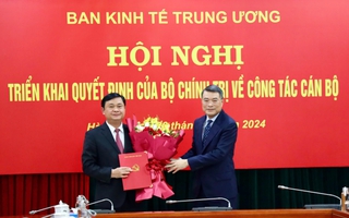 Điều động Bí thư Tỉnh ủy Nghệ An làm Phó Trưởng Ban Kinh tế Trung ương