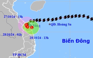 Bão Trami đổ bộ, Thừa Thiên-Huế và Quảng Nam-Đà Nẵng mưa rất to tới 600 mm