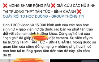 Tình huống pháp lý vụ nam sinh đặt camera quay lén nhà vệ sinh nữ