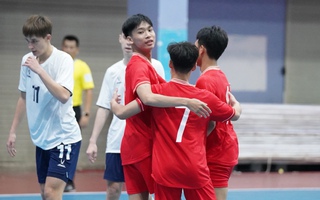 U19 futsal Việt Nam thắng cách biệt 2 bàn trước tốp 7 thế giới