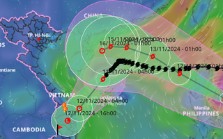 Biển Đông đón 3 cơn bão liên tiếp