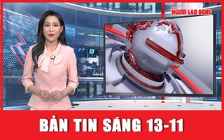 Bản tin sáng 13-11: Bão số 8 Toraji uy hiếp 15 tỉnh, thành từ Quảng Ninh đến Bình Định