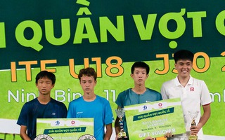 Quần vợt Việt Nam vô địch 1 nội dung ITF U18 - J30 Ninh Bình 1, khởi tranh giải Ninh Bình 2