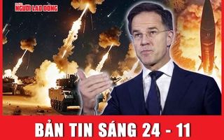 Bản tin sáng 24-11: NATO “loay hoay” đối phó với sức mạnh của tên lửa siêu vượt âm Nga