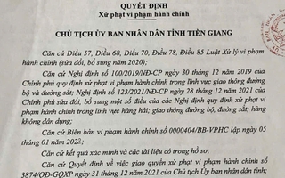 Người trong cuộc lên tiếng vụ Chánh TTGT Tiền Giang “tha bổng” xe vi phạm