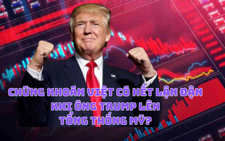 Chứng khoán Việt có thoát cảnh lận đận khi ông Trump lên làm Tổng thống Mỹ?