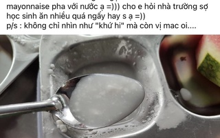 Sở GD-ĐT TP HCM nói gì về bữa ăn bán trú của học sinh không đủ no?