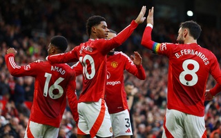 Rashford và Zirkzee lập "cú đúp", Man United nghiền ép Everton