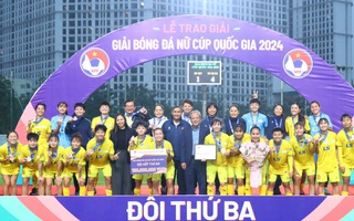 Huỳnh Như và nữ TP HCM giành hạng 3 Cúp quốc gia 2024