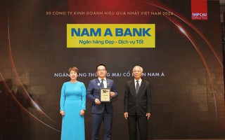 Nam A Bank – Top 50 Công ty kinh doanh hiệu quả nhất Việt Nam năm 2024